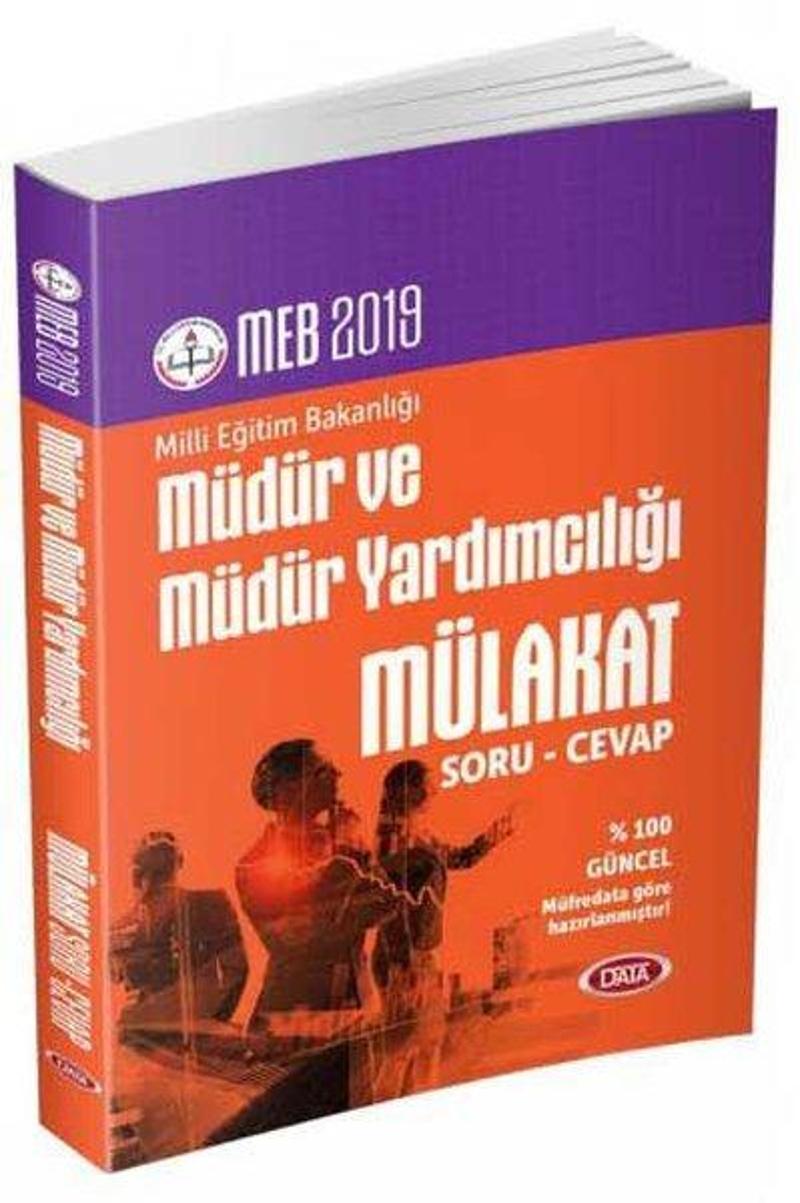Data 2019 Müdür ve Müdür Yardımcılığı Mülakat Soru - Cevap