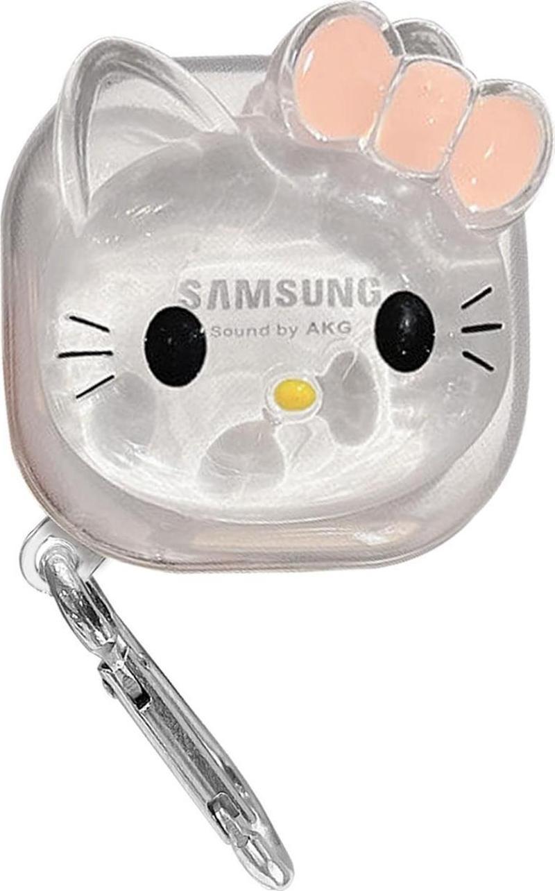 Samsung Galaxy Buds Live Kılıf Cartoon Figürlü Silikon Crtn-Fgr-Hl-Kty-Sff