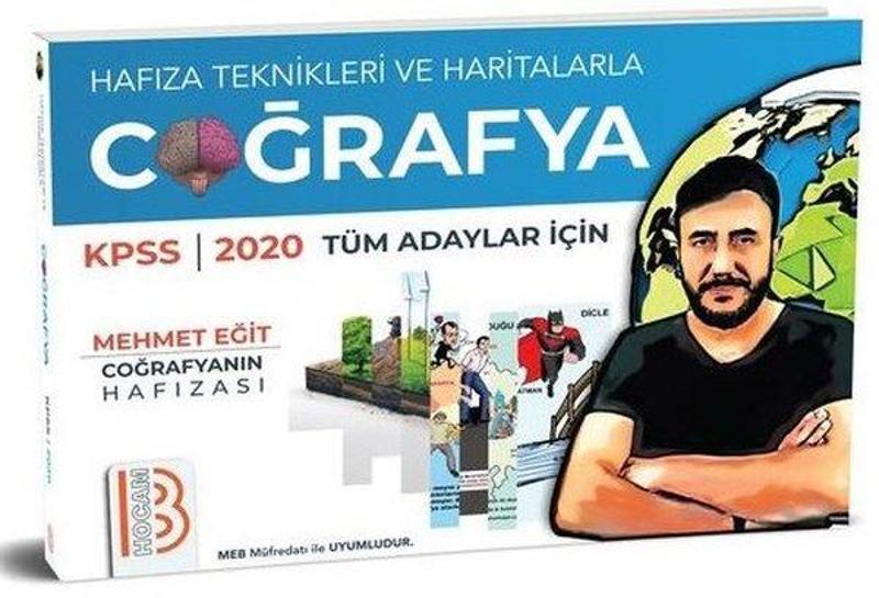 Benim Hocam 2020 KPSS Tüm Adaylar İçin Haritalar ve Hafıza Teknikleriyle Coğrafya