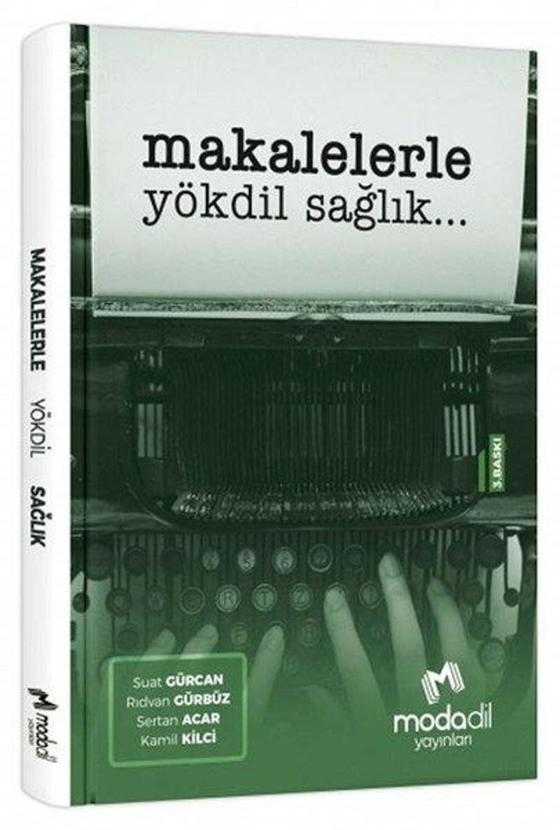 Modadil Yayınları Makalelerle Yökdil Sağlık