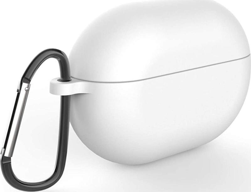 Huawei FreeBuds Pro Mat Silikon Kılıf Beyaz