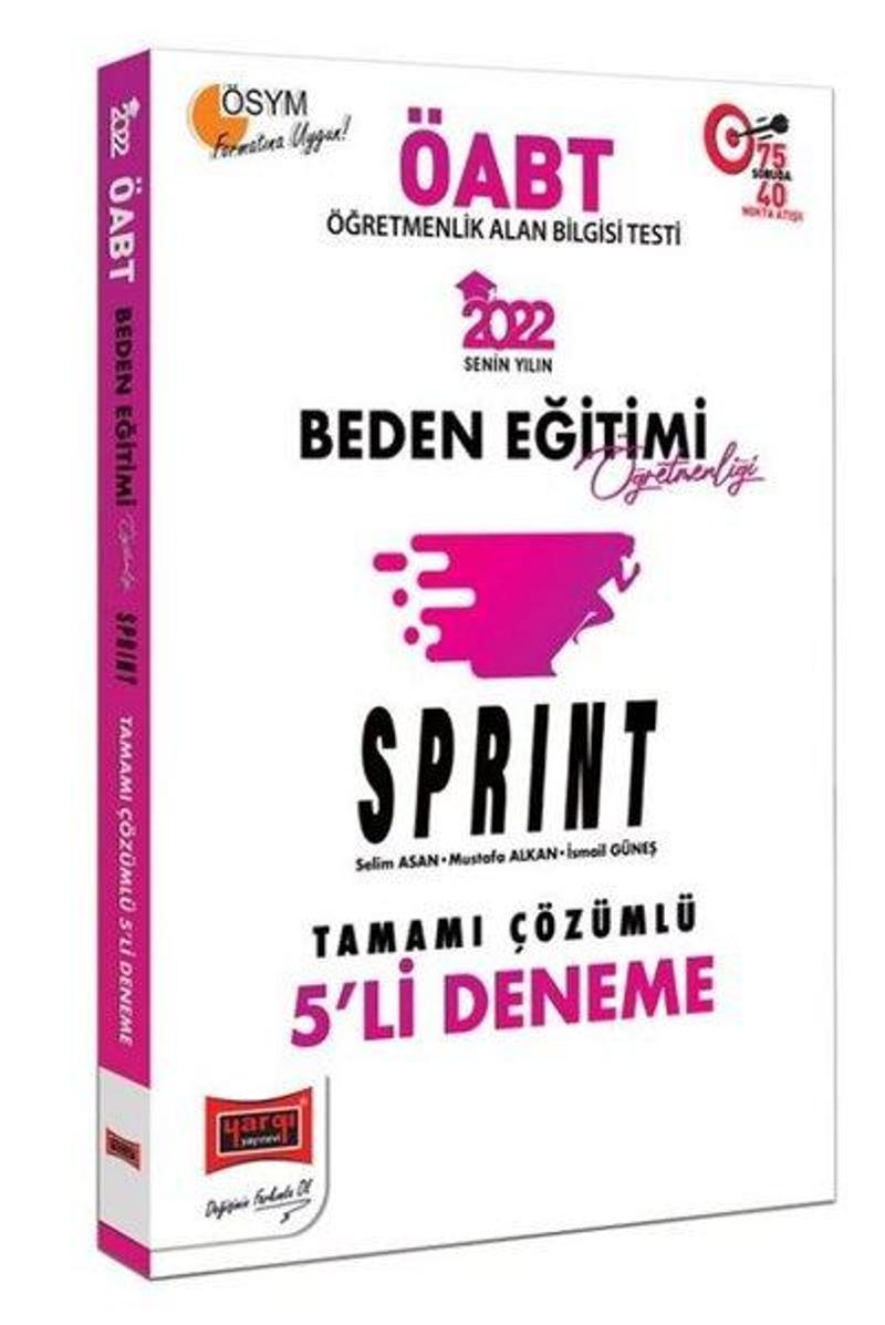 2022 ÖABT Beden Eğitimi Öğretmenliği Sprint Tamamı Çözümlü 5'li Deneme