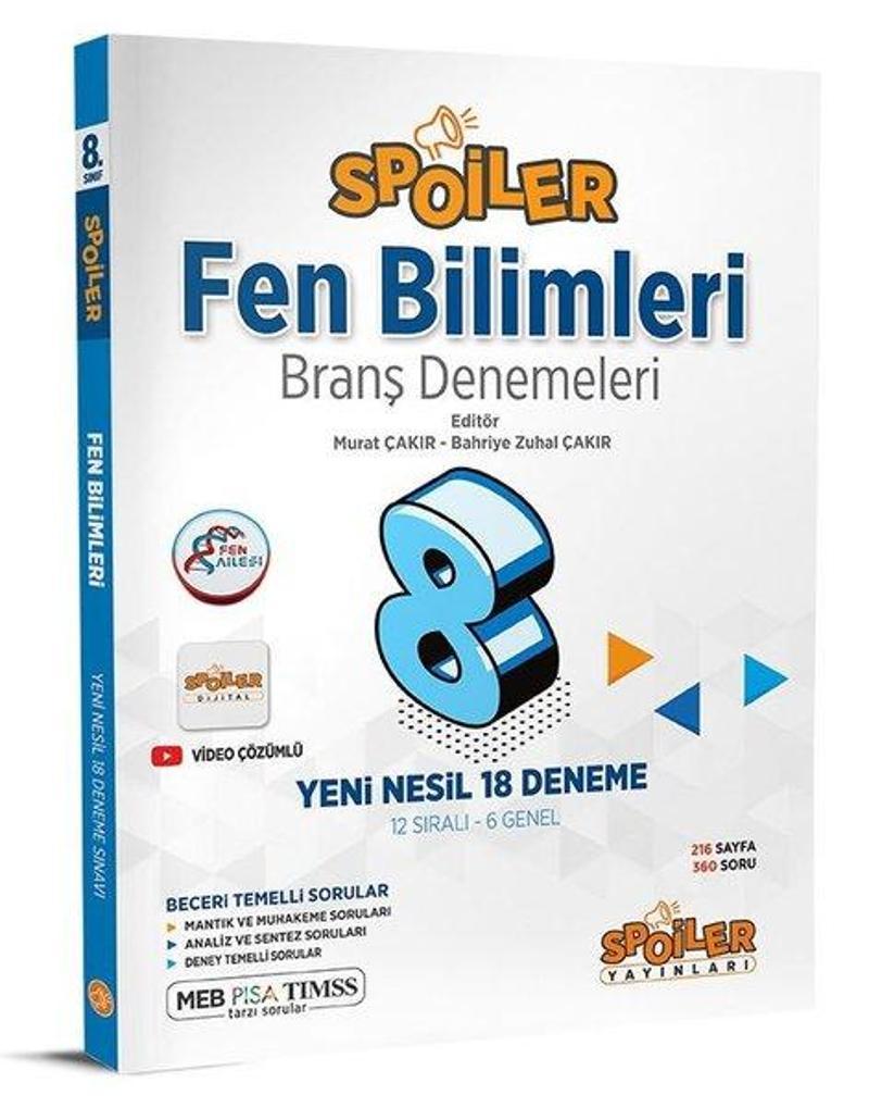 2023 8.Sınıf Fen Bilimleri Branş Denemeleri