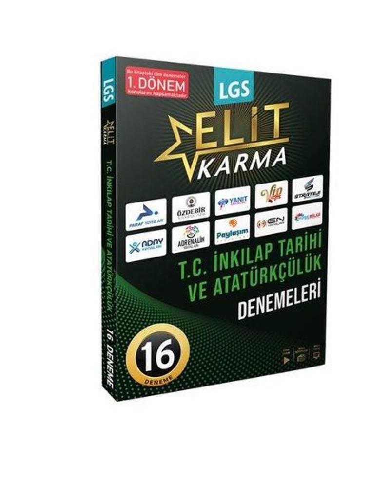 8.Sınıf LGS 1.Dönem Elit Karma T.C İnkılap Tarihi ve Atatürkçülük 16'lı Deneme