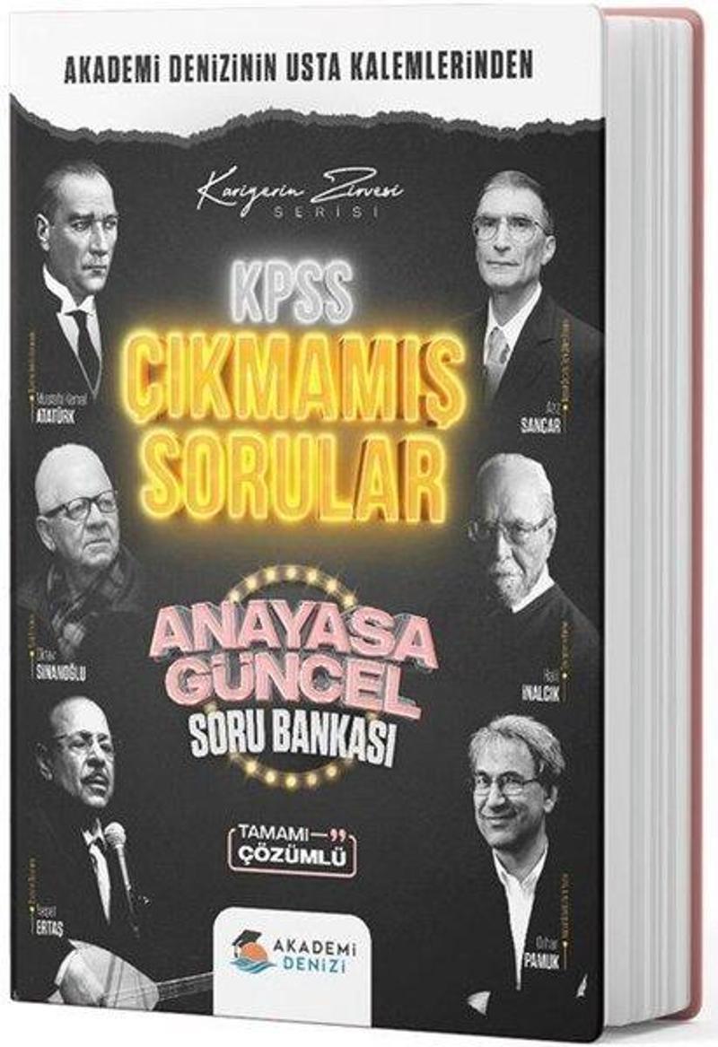 KPSS Genel Yetenek Genel Kültür Anayasa Güncel Bilgiler Çıkmamış Sorular