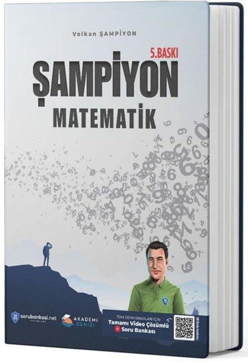 KPSS Genel Yetenek Genel Kültür Şampiyon Matematik Soru Bankası 