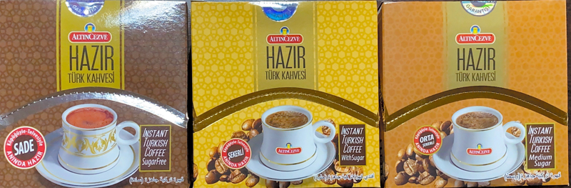 Hazır Türk Kahvesi Karma Paket 3*20 li (60 Adet)