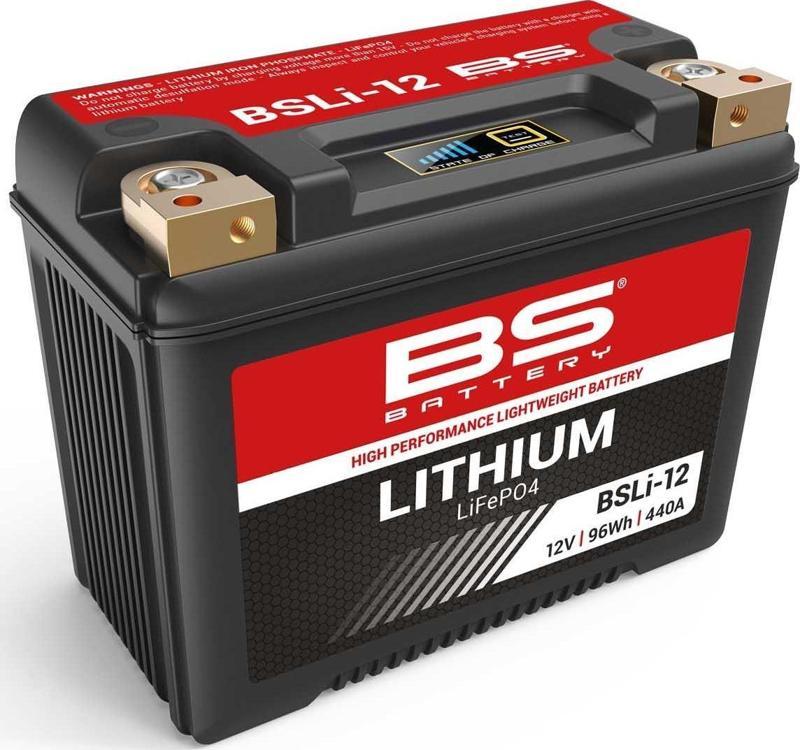 BSLI-12 Lithium-Ion Battery Motosiklet Aküsü