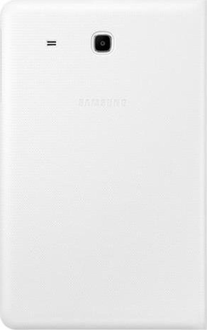 Galaxy Tab E 9.6" T560 ile Uyumlu Bookcover Kılıf Beyaz EF-BT560BWEGWW