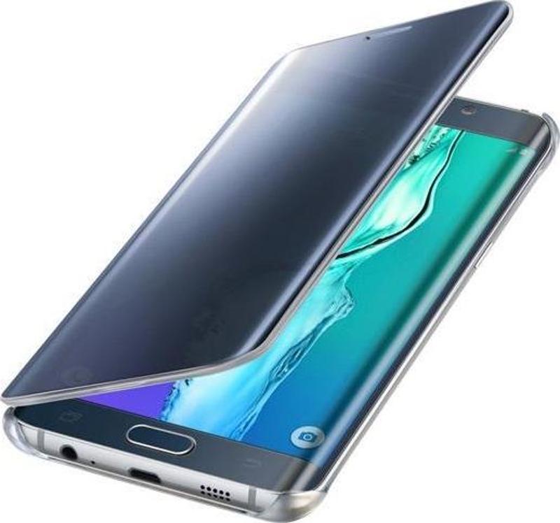 Galaxy S6 Edge Plus ile Uyumlu Clear View Cover Lacivert EF-ZG928CBEGWW (Out)