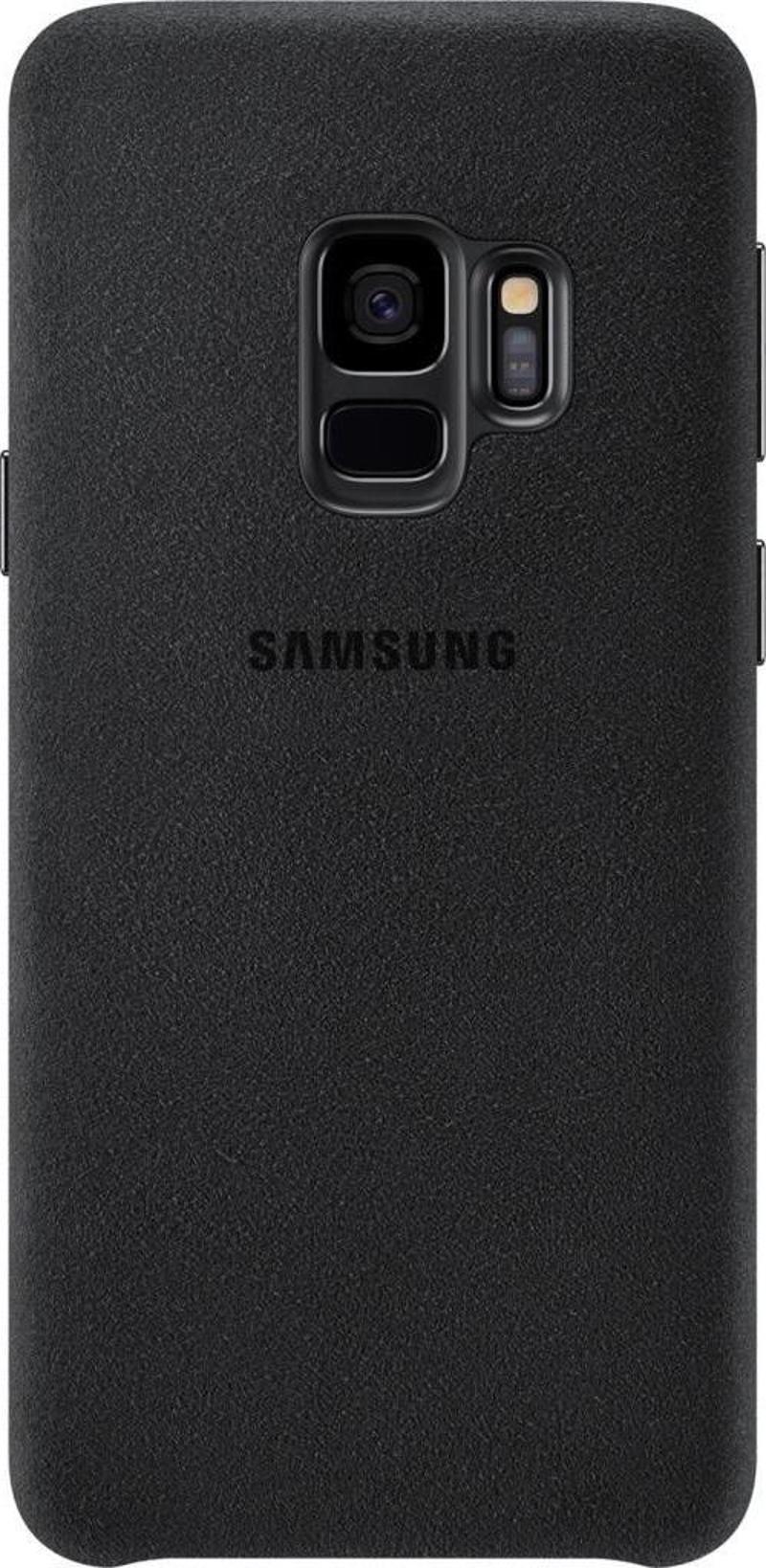 Galaxy S9 ile Uyumlu Alcantara Kılıf Siyah EF-XG960ABEGWW