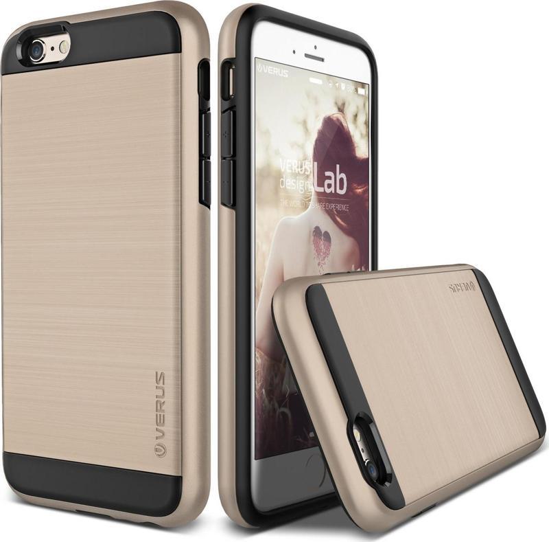 iPhone 6/6S ile Uyumlu Case Verge Series Kılıf Shine Gold