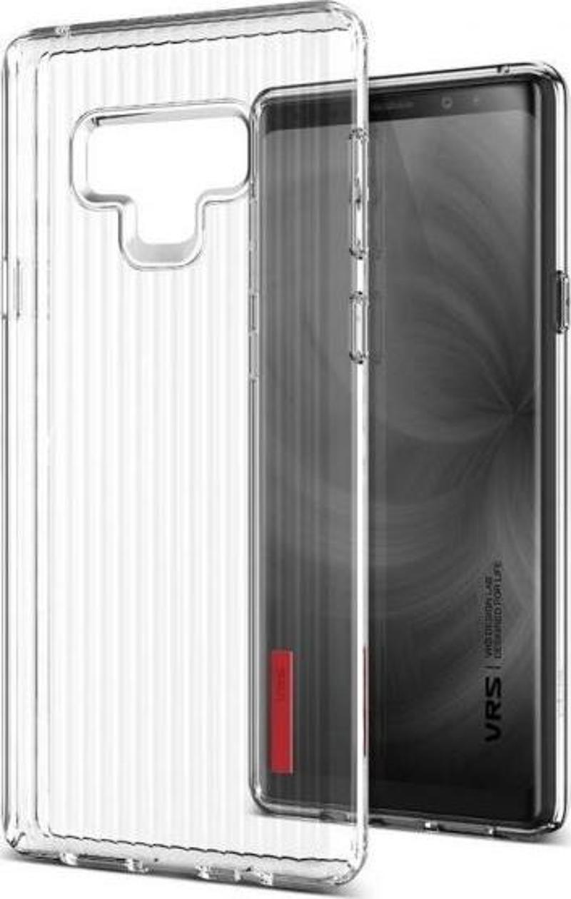 VRS Design Galaxy Note 9 ile Uyumlu Crystal Fit Label Kılıf Clear