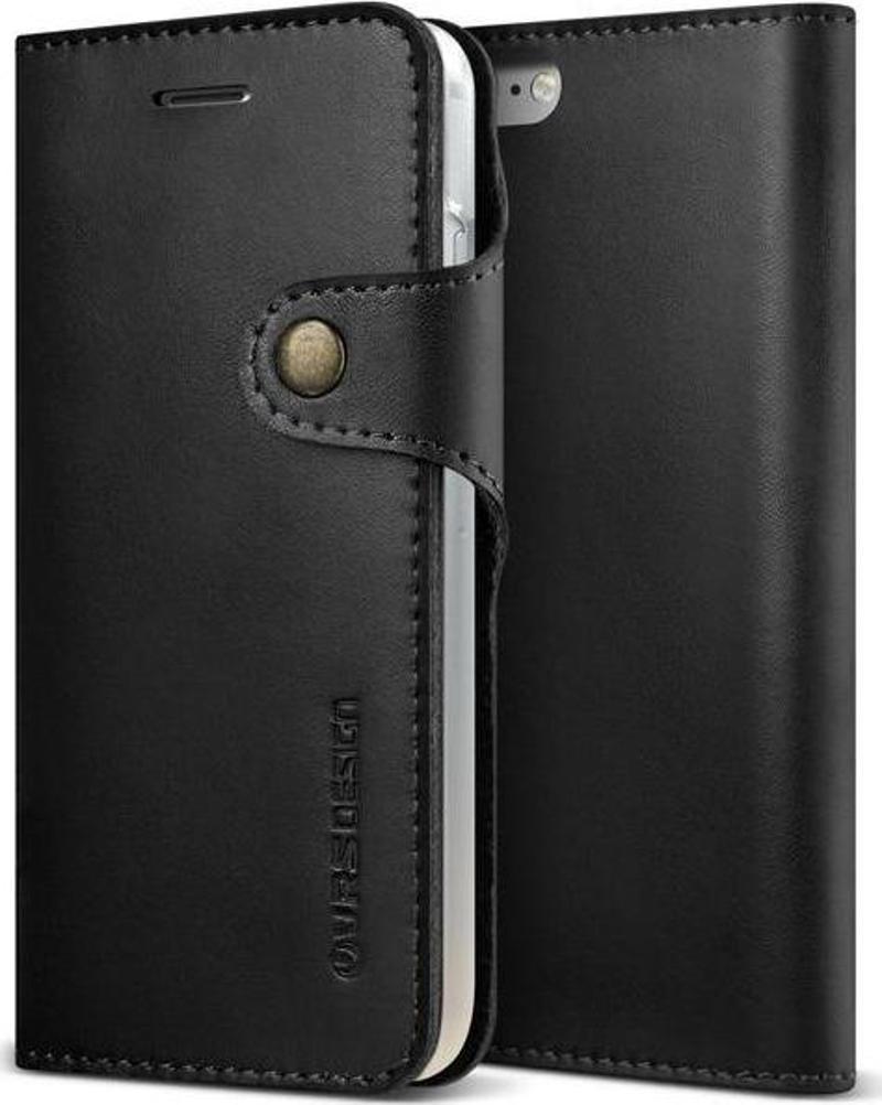 VRS Design iPhone 8/7 ile Uyumlu Native Diary Kılıf Black