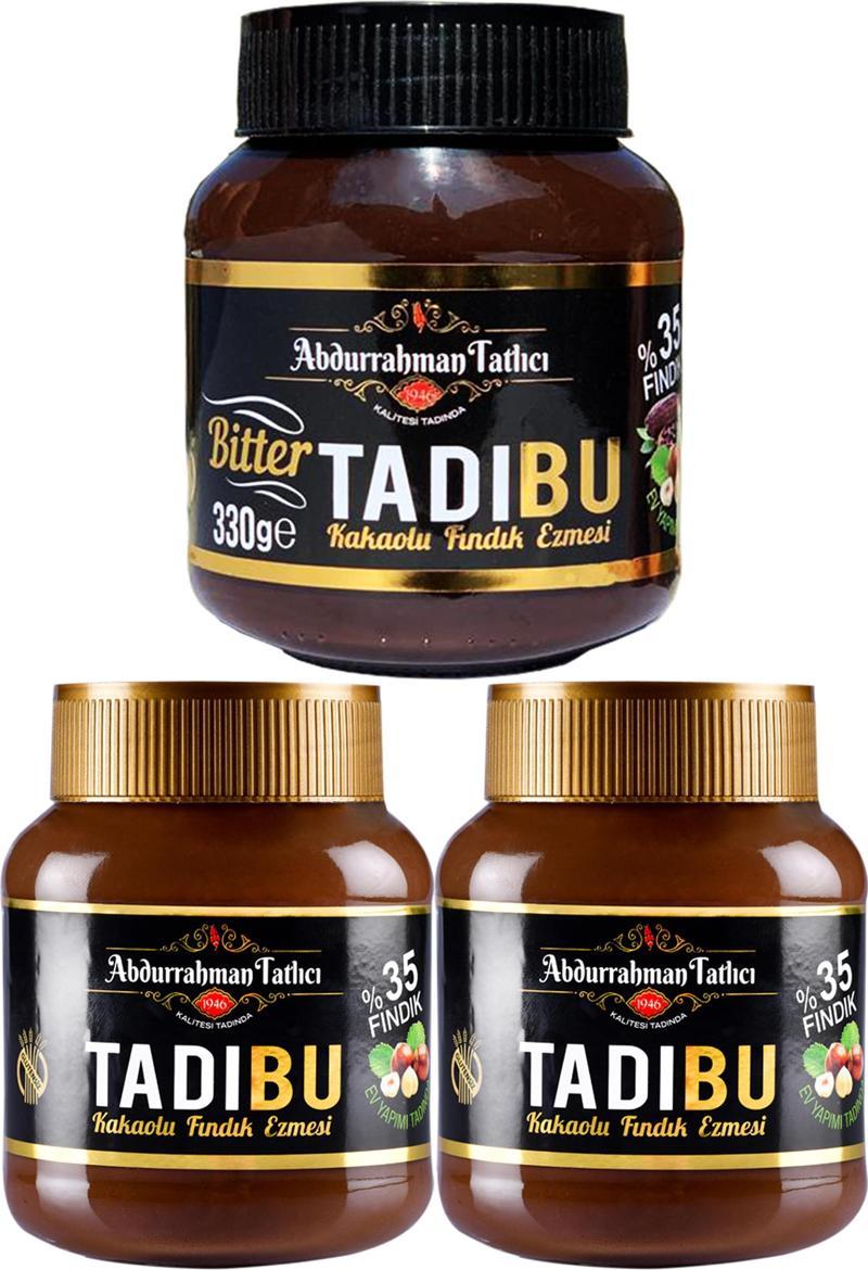 Tadıbu BİTTER Kakaolu Fındık Ezmesi 330 GR + Tadıbu Kakaolu Fındık Ezmesi 330 GR X 2 Adet 