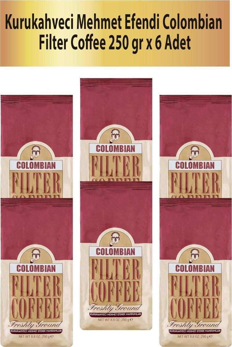 Colombian Filtre Kahve 250 gr x 6 Adet