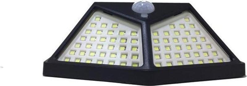 100 COB LED'li Güneş Enerjili Sensörlü Solar Duvar Bahçe Lambası