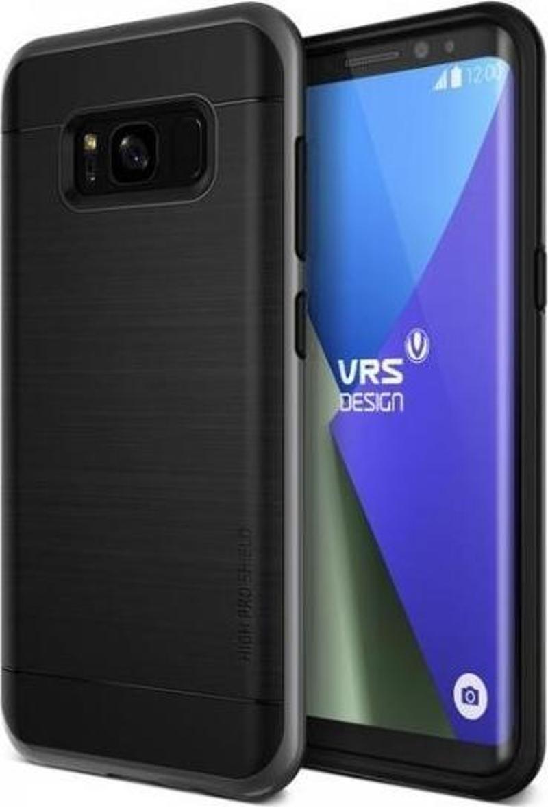 VRS Design Galaxy S8 Plus ile Uyumlu High Pro Shield Kılıf Dark Silver