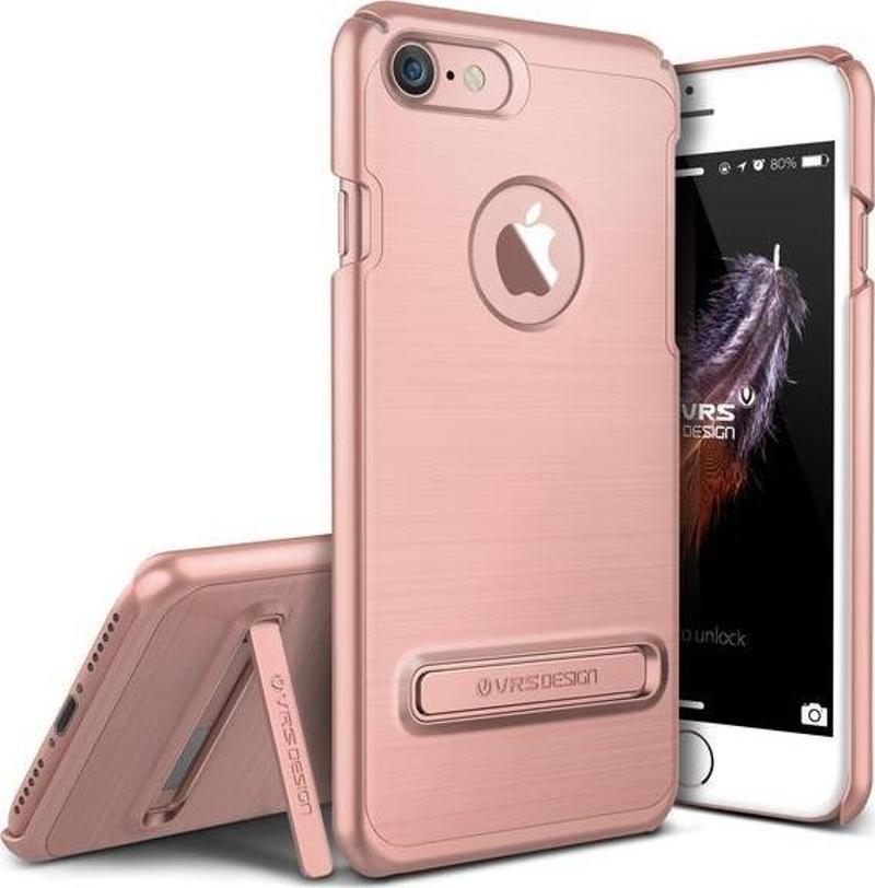 VRSDESIGN iPhone 7 ile Uyumlu Simpli Lite Series Kılıf Rose Gold