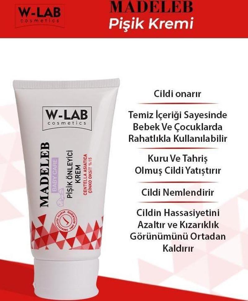 W Lab Madeleb Pişik Önleyici Krem 75 ML