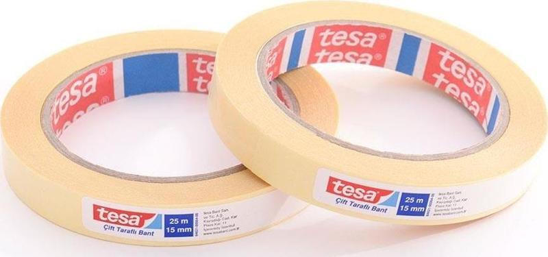 Çift Taraflı Kağıt Bant Filmik Şeffaf 15Mm X 25Mt 64621-00064-00 (1 Adet)