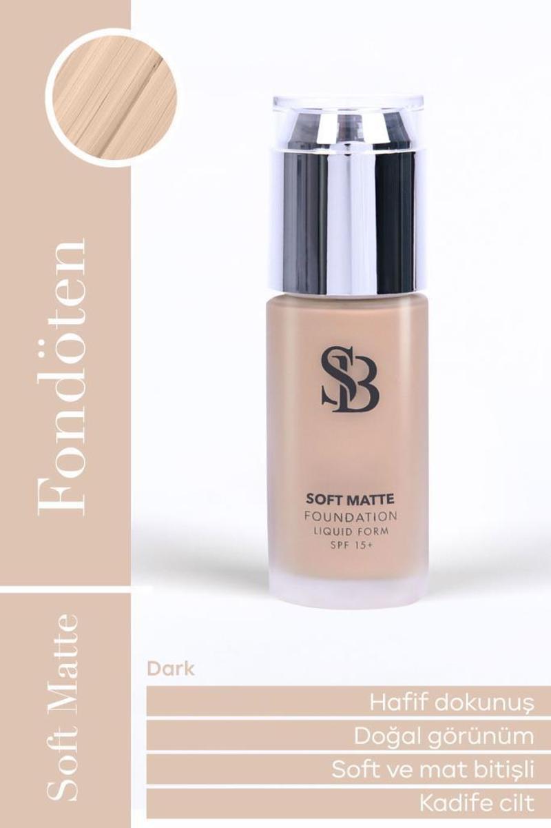 Soft Matte SPF15 Fondöten Dark 40 ML