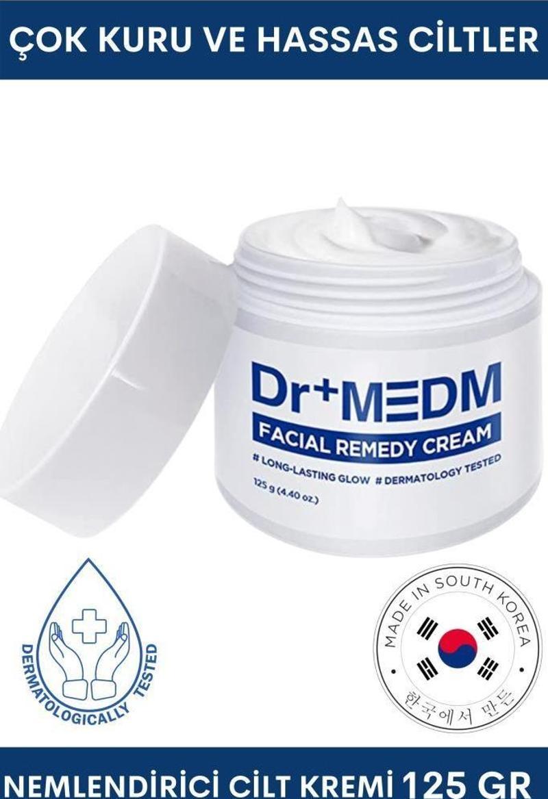 Dr+ MEDM Facial Remedy Kuru ve Hassas Ciltler için Yüz Kremi 125 GR