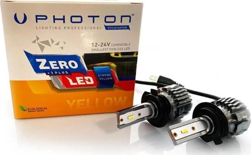 ZERO H7 XTREME YELLOW +3 PLUS FANSIZ LED 12V-24V