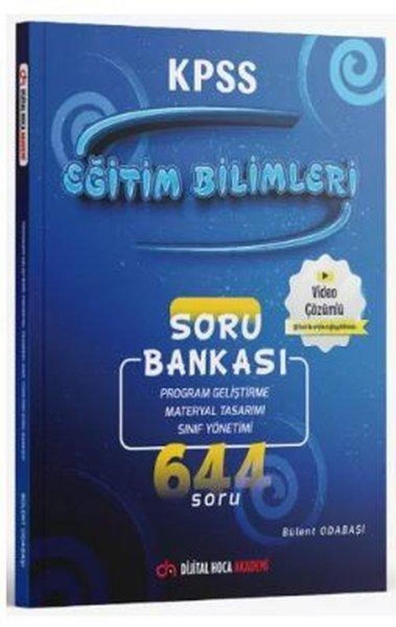 KPSS Eğitim Bilimleri Program Geliştirme - Materyal Tasarımı ve Sınıf Yönetimi Video Çözümlü Soru Ba