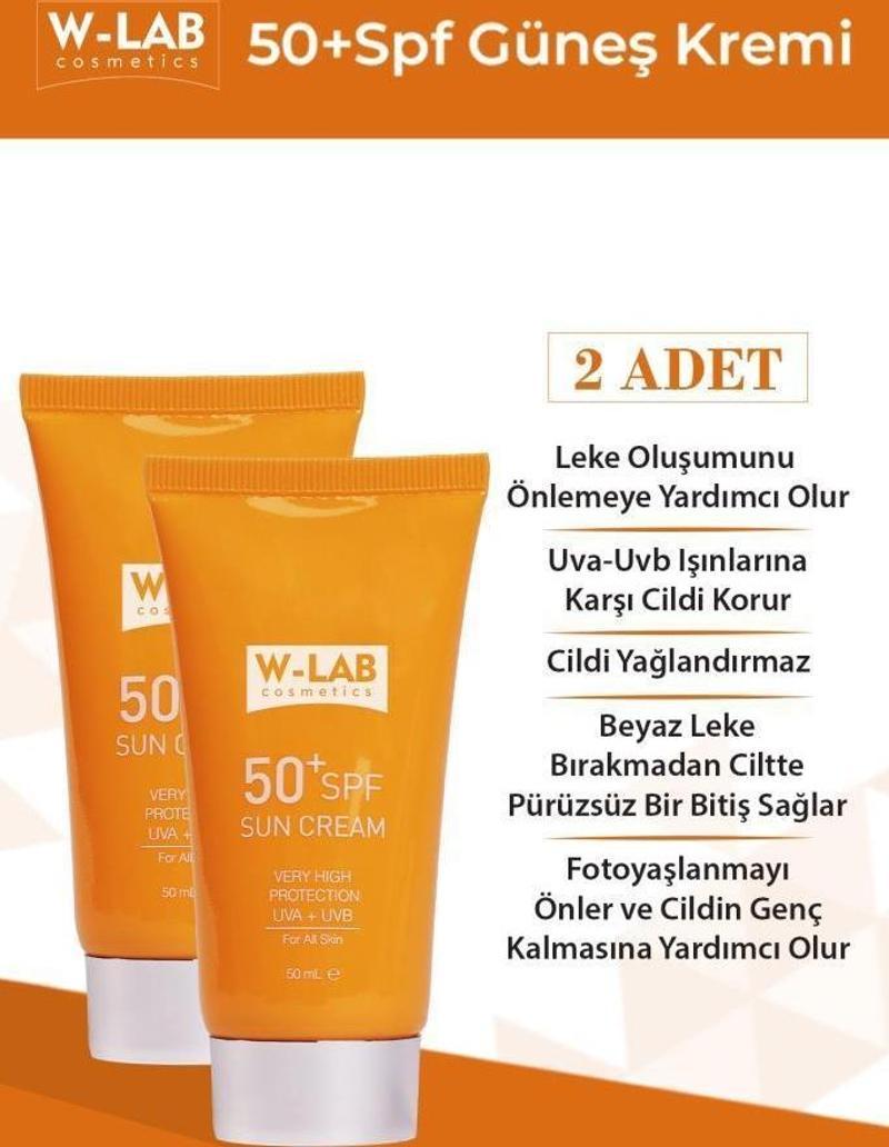 SPF50 Güneş Kremi 2 li Set