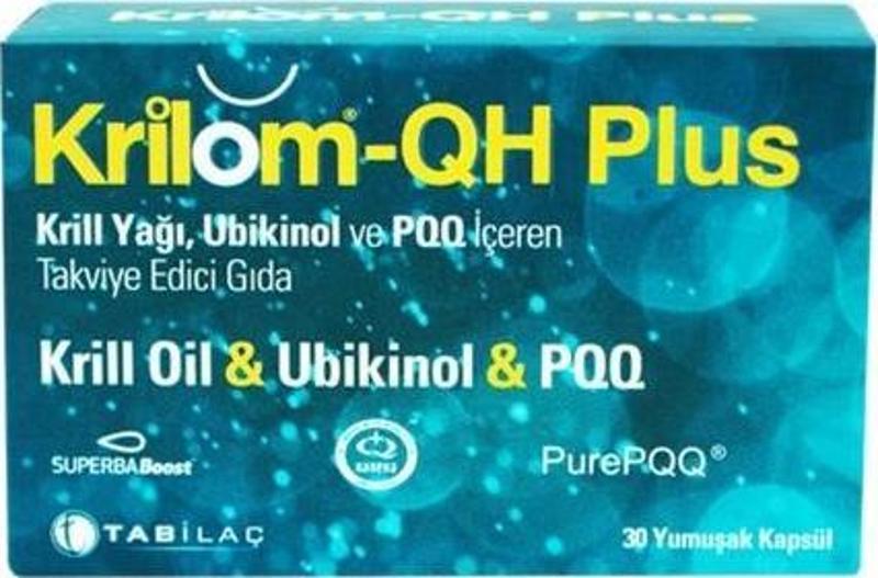 Krilom QH Plus 30 Yumuşak Kapsül