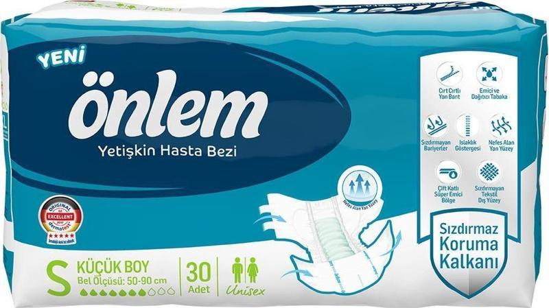 Yetişkin Hasta Bezi Küçük Boy Small 30 Adet