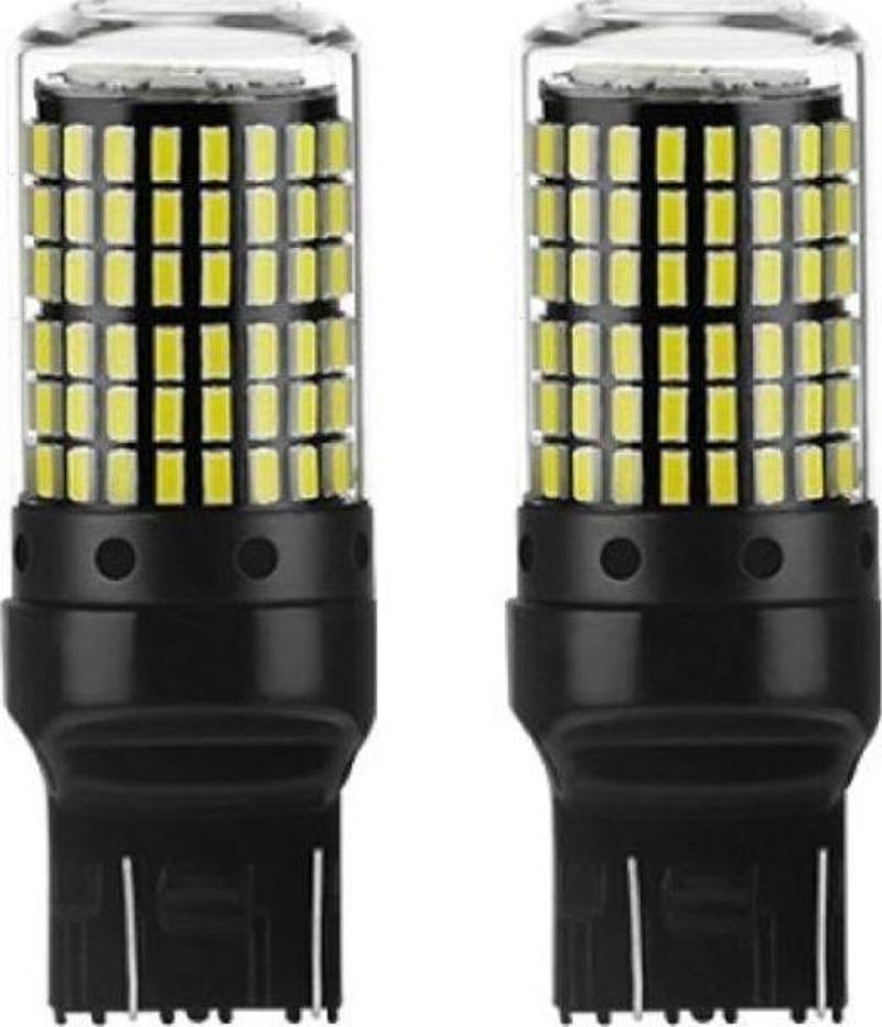 YLC T20 7440/7443 9W TEK DUY LED AMPUL BEYAZ 4014CHİP 144SMD ULTRA PARLAK 2 Adet