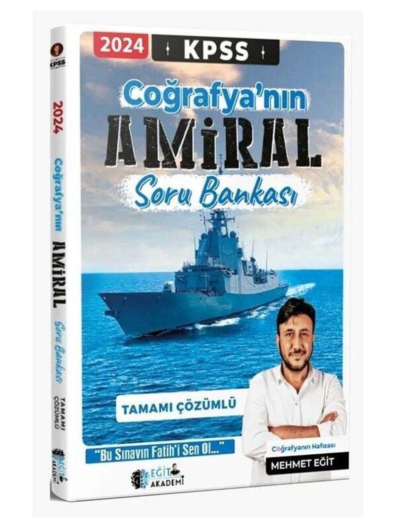 Eğit Akademi 2024 KPSS Coğrafyanın Amiral Soru Bankası Çözümlü - Mehmet Eğit
