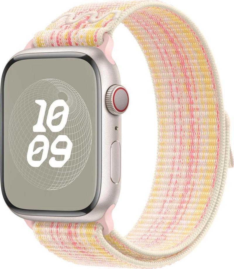 Apple Watch Series 8 41mm Kordon Terra Sport Loop Pembe