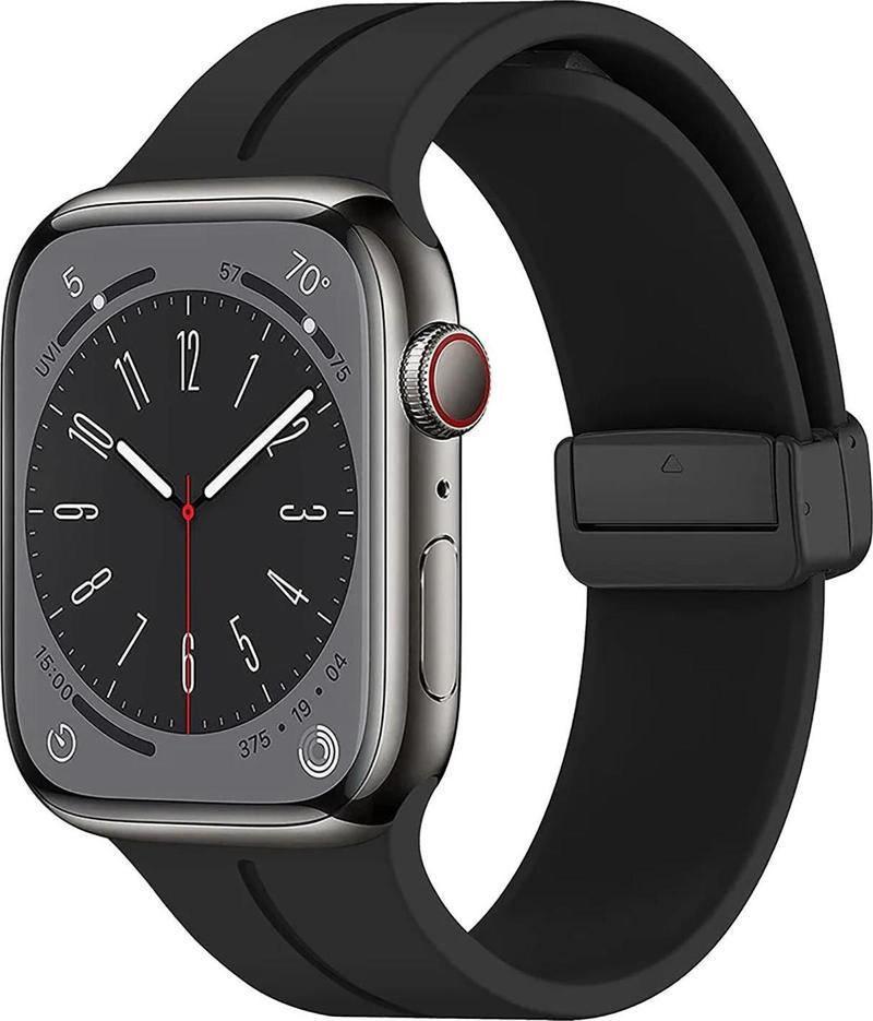 Apple Watch Ultra 2 Kordon Ribbon Line Siyah