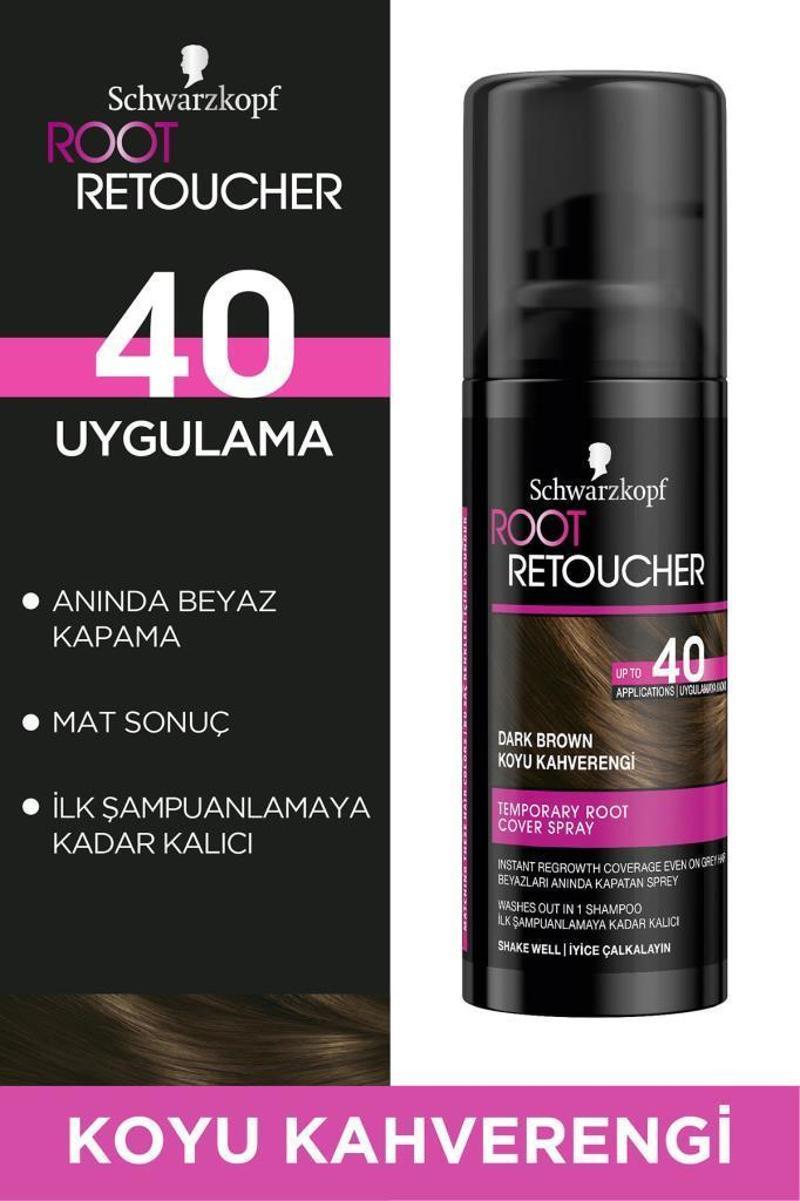 Root Retoucher Beyazları Anında Kapatan Sprey Boya Kahverengi 120 ml
