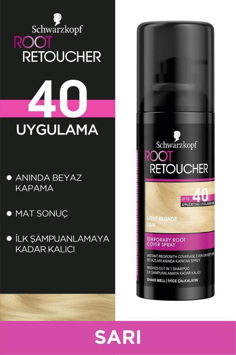 ROOT RETOUCHER BEYAZLARI ANINDA KAPATAN SPREY BOYA SARI 120 ML