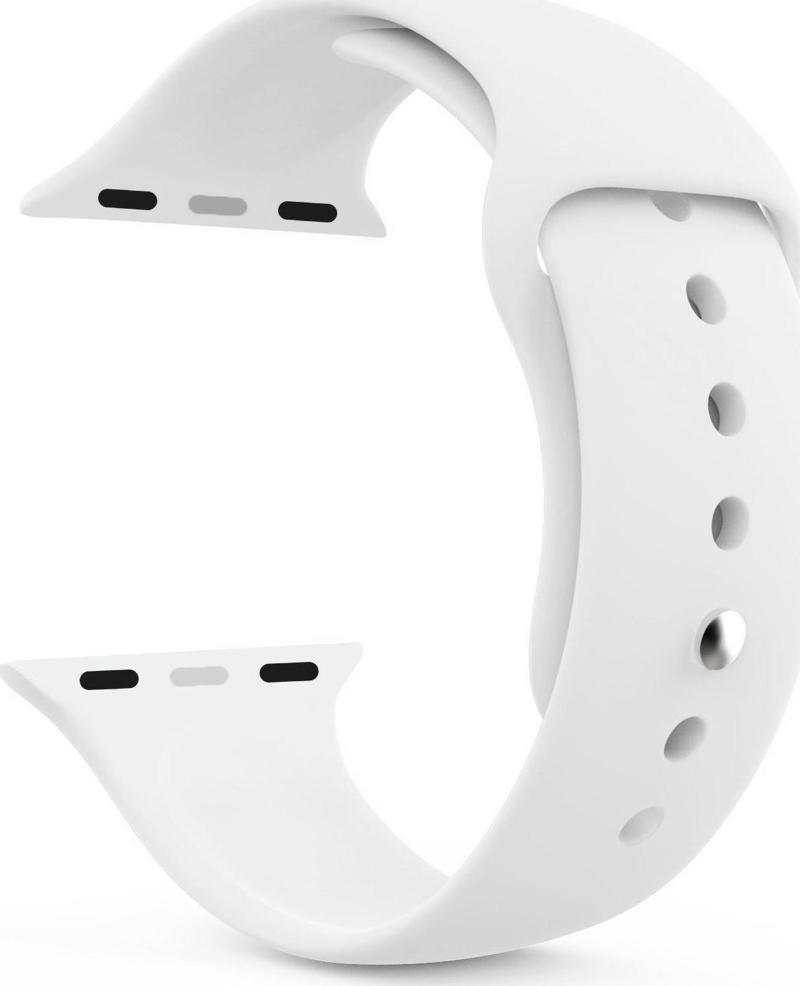 Apple Watch SE 2022 40mm Silikon Kordon Beyaz