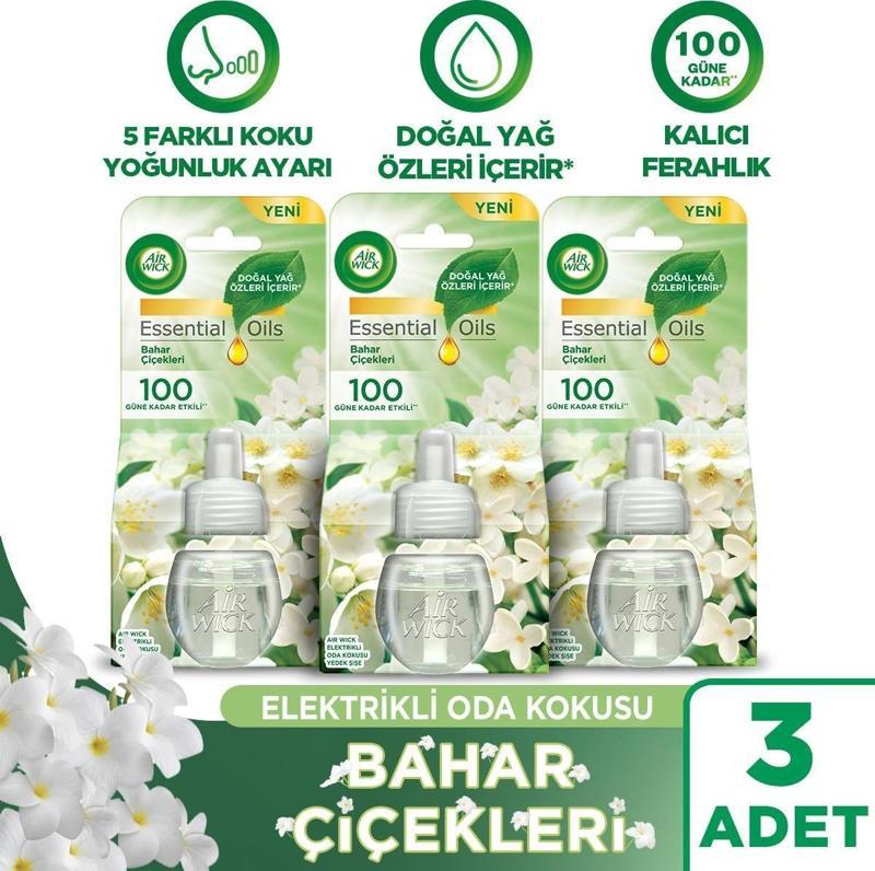 Elektrikli Oda Kokusu Yedek Bahar Çiçekleri x 3