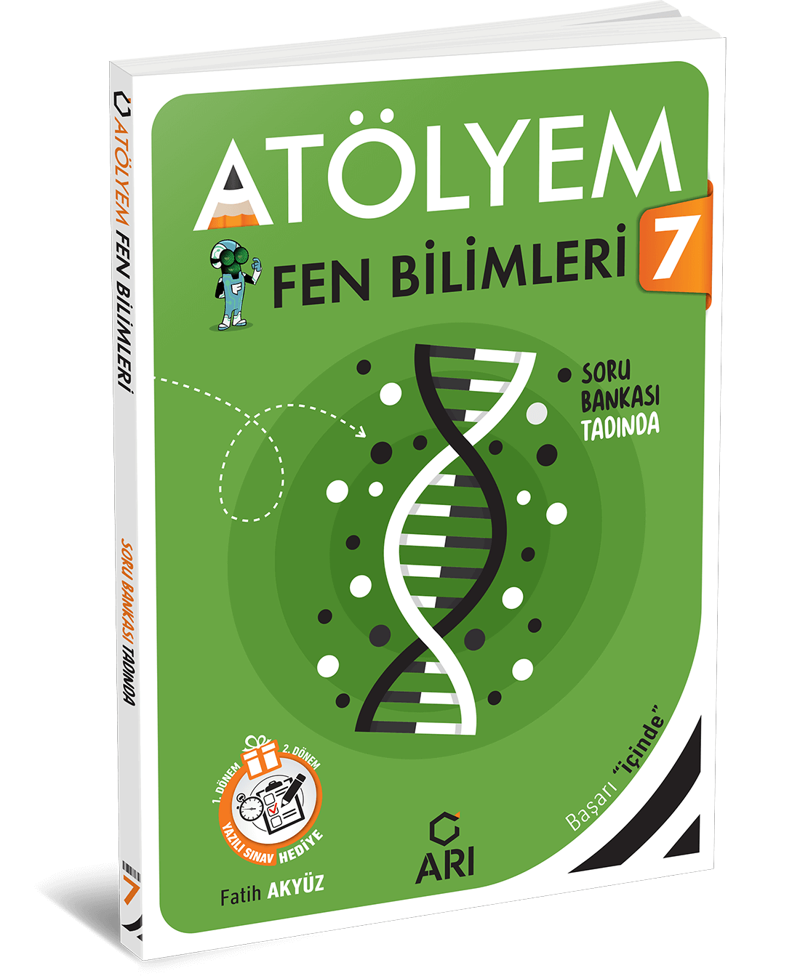 Arı Yayıncılık 7.sınıf Fenito Fen Bilimleri Atölyem + Yazılı eki