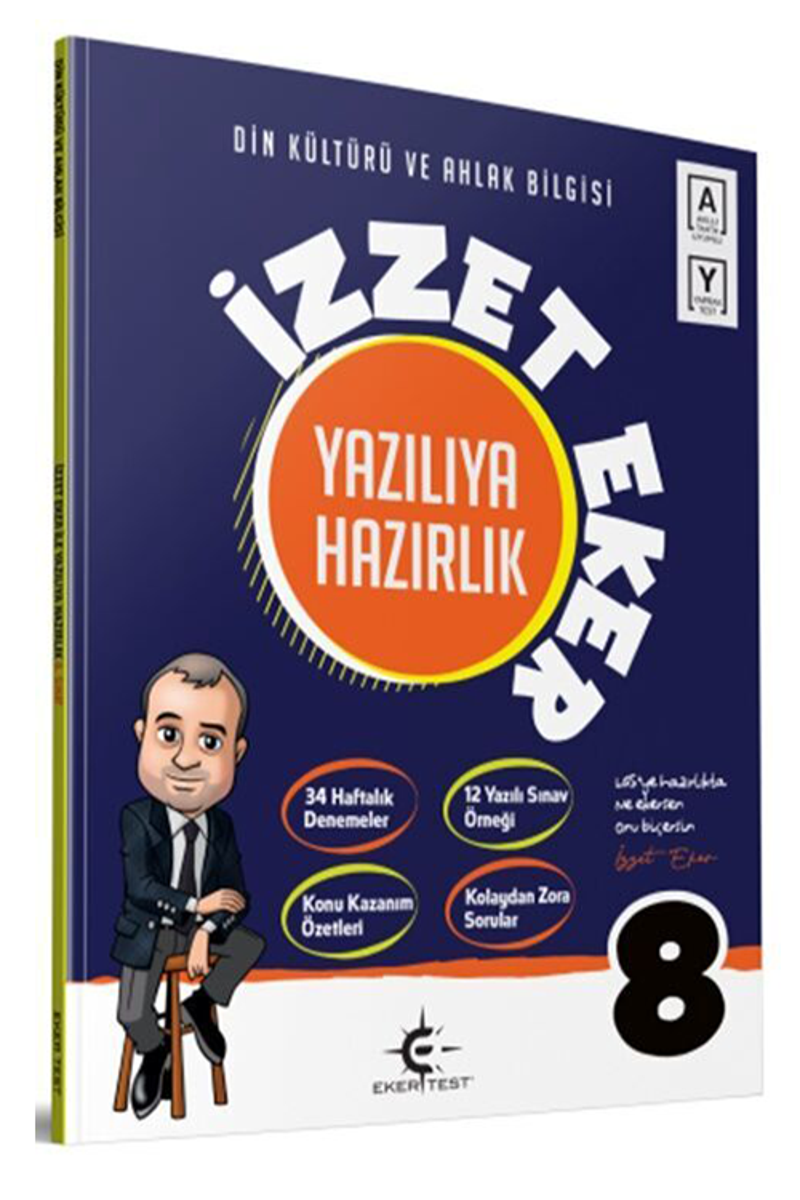 8. Sınıf Din Kültürü ve Ahlak Bilgisi İzzet Eker ile Yazılıya Hazırlık Eker Test Yayınları