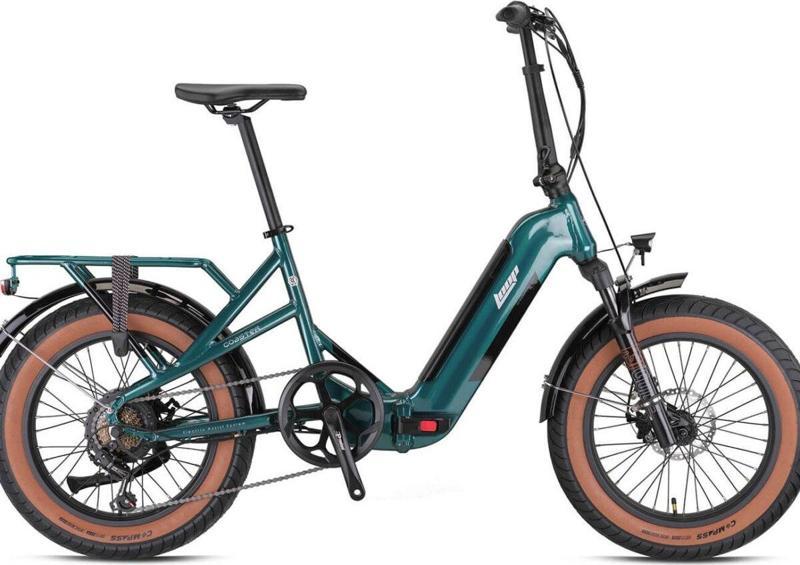 Coaster 20' Elektrikli Katlanır Fatbike Yeşil-Gri