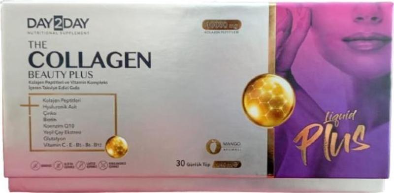 The Collagen Beauty Plus Mango Aromalı Takviye Edici Gıda 10000mg 30TüpX40 ml