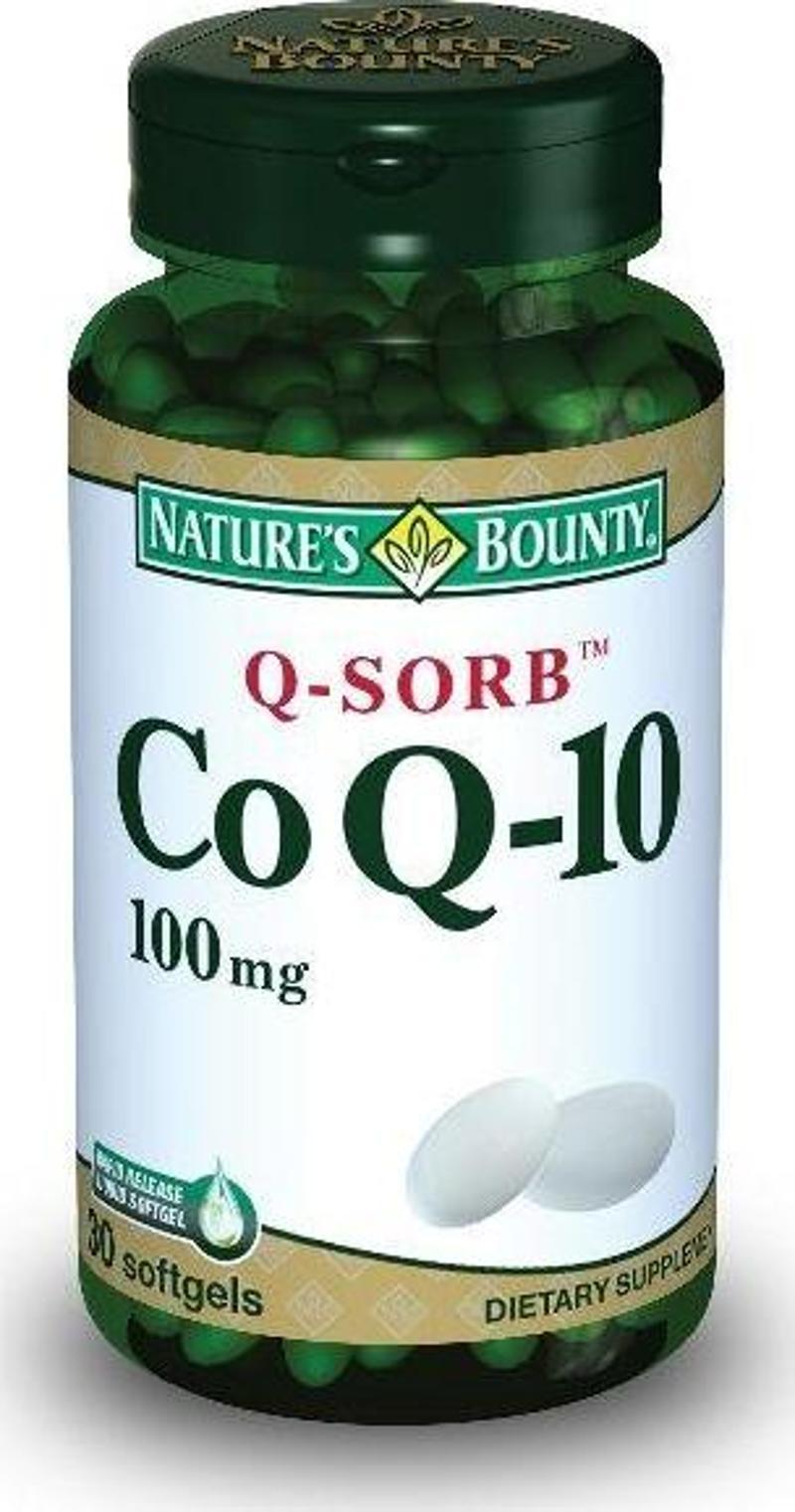 Q-Sorb CoQ-10 Koenzim Q-10 İçeren Takviye Edici Gıda 100 mg  30 Jelatin Kapsül