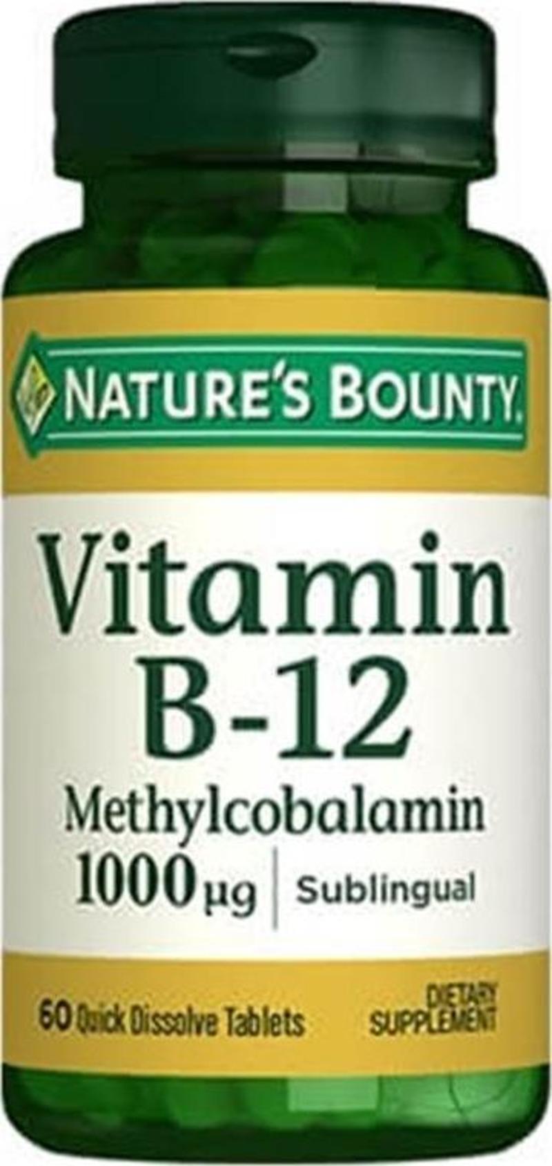 Vitamin B12 Methylcobalamin 1000 mcg 60 Tablet