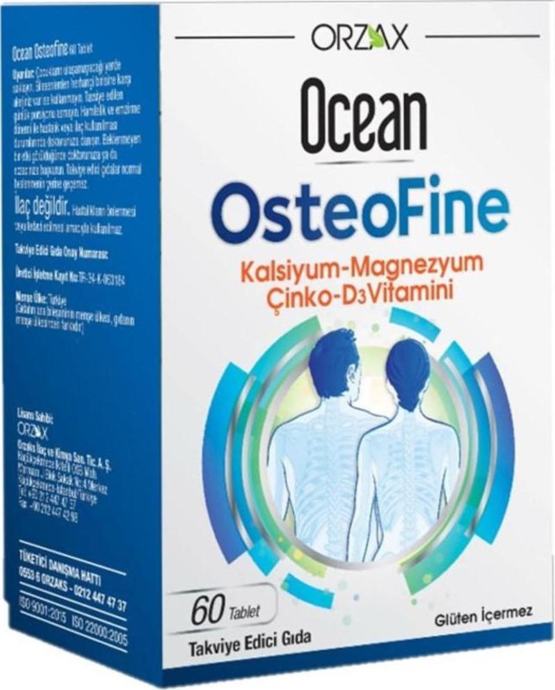 OsteoFine Takviye Edici Gıda 60 Tablet