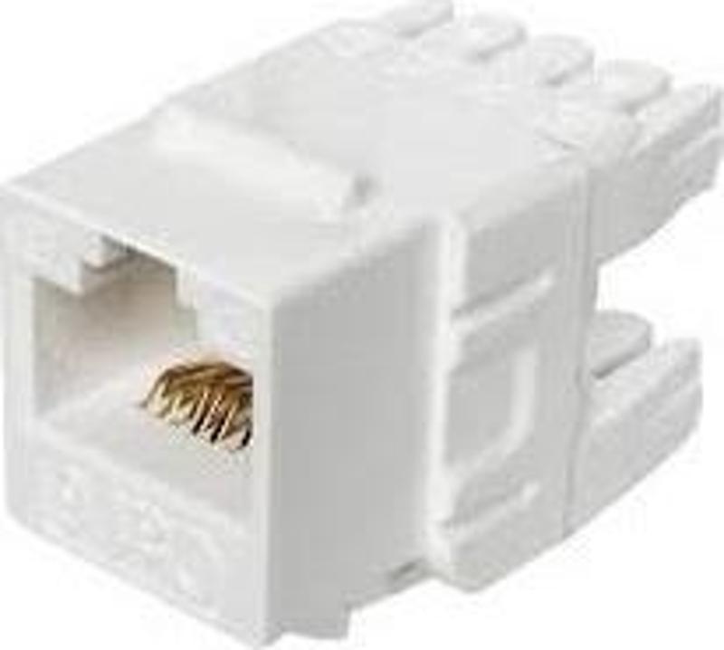 Apx-Utp181 Cat6 180° Utp Keystone Jack (10 Lu Paket)