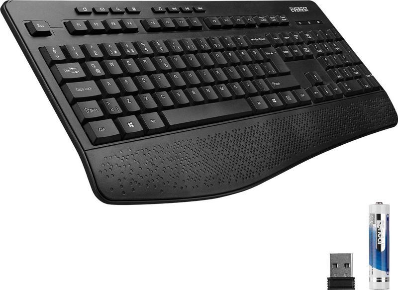 Kb-6021 Siyah 2.4Ghz Q Multimedia Kablosuz Klavye