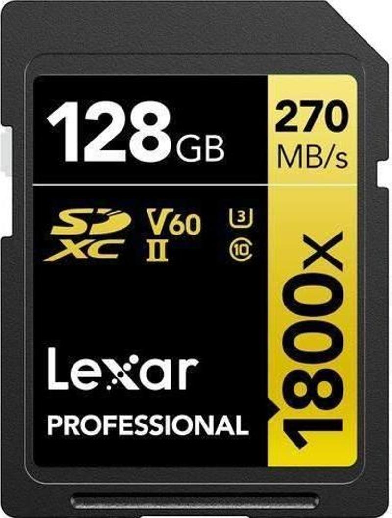 Professional 128GB 1800x SDXC UHS-II SD Hafıza Kartı